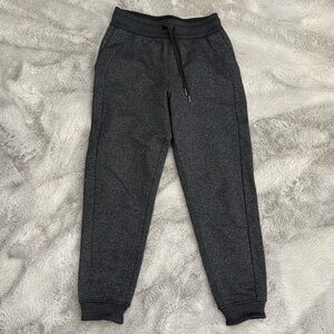 Black sparkle scuba joggers